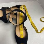 Candie's CANDIE’S‎ Women’s Peep Toe Black Block Heel Sandals Size 8.5 Photo 5