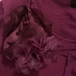 The Limited  Maroon Floral Cotton Lightweight Sweater Cardigan Women’s M Photo 1