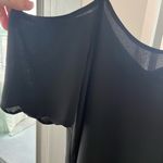 Naked Zebra Black spaghetti strap, peak-a-boo shoulders top Photo 2