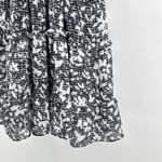 Urban Outfitters ‎ Outfitters Bea Gingham Floral Mini Dress Black White Short Sleeve Medium Photo 3