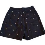 Talbots Women's Size 12 Navy Embroidered Bermuda Shorts Casual Photo 1