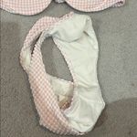 Abercrombie & Fitch Abercrombie pink and white gingham print swimsuit Photo 3