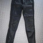 joe's jeans Joe jeans black wax denim skinny edgy summer classic casual pants designer boho Photo 1