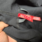 Spanx Black Drape Front Faux Leather Women's Jacket Size: XS Photo 6
