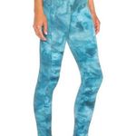 Free People NWT  Good Karma Tie Dyed Leggings Blue Peacock Size M/L Photo 3