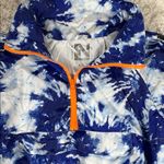 New Look Sport Women's Blue and White Tie-Dye Windbreaker, Size Large Photo 1
