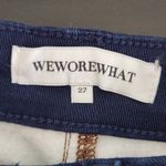 We Wore What Women's Navy and Brown Plaid Jeans Size 27 NWT Icon Jeans Plaid Photo 8