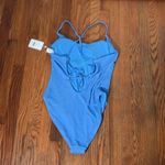 ANDIE The Fiji One Piece Swimsuit Seersucker Felicia Blue S NWT Photo 3