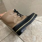 Sorel Women's Short Pac Snow Winter Boots Wool Insert Sz .5 Lace Up Brown Photo 11