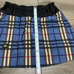 SparkleSkirts 15” High Rise Blue Plaid Running Tennis Skirt Skort Size Medium Photo 5