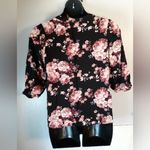 Angels Forever Young black floral blouse Pink Size L Photo 4