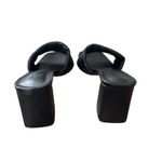 Charlotte Russe Women’s Square Toe Faux Leather Slip-on Sandal Size 10 Photo 4