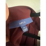 Apt. 9  Maroon Tank Top Woman’s Size Medium Photo 5