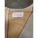 Pink Lily  Medium Hold Sparkle Shimmer Shiny Long Sleeve V Neck Dress Photo 3