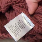 John + Jenn  Brown Oversized Cropped Knit Chunky Cardigan Size Medium Photo 3
