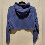 Gymshark Cropped Hoodie Blue/Purple Color Size S Photo 2