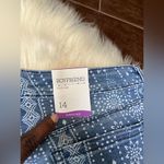 Style & Co . Womens Printed Cuffed-Hem Jeans Sz 14 Photo 4