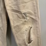Urban Outfitters BDG  PAX Women's 26 Natural Pax Beige Ripped Straight Jeans Photo 5