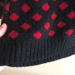 Timing harlequin red and black sweater L acrylic Photo 6