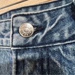 GRLFRND  Denim Natalie raw hemline high waist jean skirt 27/4 Photo 2