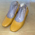 Everlane  Womens Leather Slip‎ On Day Heels Mustard Size 9 Photo 2
