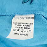 Kindred  Womens Floral Embroidered Button Up Shirt Top Size 1X Boho Blue Cottage Photo 6