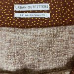 Urban Outfitters  Brown Ruffle Hem Skirt Polka Dot Cottagecore Small Side Zip Photo 2