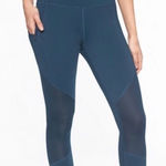 Athleta solar mesh blue leggings size XS athletic workout wear Photo 0