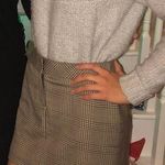 EXPRESS brown plaid skirt Photo 0