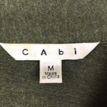 CAbi  Women’s Cavilleri Military Green Bronze-Colored Buttons Long Line Jacket Photo 5