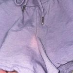 Periwinkle Drawstring Shorts Purple Size M Photo 3