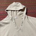 LA Hearts CREAM TAN BASIC CROP  GROMMET HOODIE Photo 3