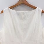 Kasper Textured Leaf Jacquard Embroid Vanilla Ice Dress 16 Photo 8