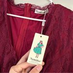 Nemidor Red Maroon Half Sleeves V Photo 4