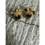 EUC Disney X Kate Spade New York Minnie Studs Earrings Cubic Zirconia Enamel Gold Photo 6