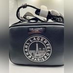 Karl Lagerfeld NWT  PARIS Black Maybelle Crossbody Camera Bag Purse Photo 1