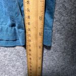 XCVI Wearables Linen Cotton Blend Wide Leg Cargo Cropped Pants Blue Size M Size M Photo 2