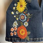 Ashley Mason  Premium floral embroidered leg jeans Photo 4