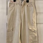 Playboy  Cream Pants from Pacsun  with Pink Logo size 25 inseam 30” waist 24” Photo 1