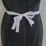 Boutique Clear Rhinestone Bridal Sash Belt Photo 3