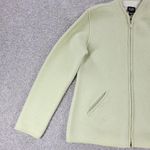 Eileen Fisher Vintage Womens Felted Lambswool Jacket PS Green Full Zip Cardigan Photo 5