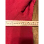 Burt’s Bees Baby Women's Red Thermal Long Sleeve Shirt Organic Cotton Size Large Photo 4