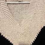 Moon River  cream and black sweater in large Photo 1
