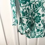 Rumer The Label Bodhi Green White Floral Boho Long Sleeve Shirt Mini Dress M NWT Size M Photo 9