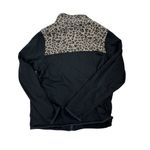 Vintage Gigio Leopard Print Black Jacket Full Zip High Neck Pockets Small USA Photo 5