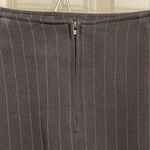 Ruffle Bottom Pinstripe Mini Skirt Pink Size 10 Photo 4