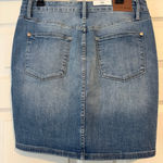 Judy Blue NWT Denim Tummy Control High Waist Skirt Size 1XL Blue Photo 1