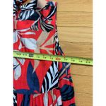 Nic+Zoe  floral midi dress tie back size small Photo 4