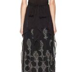 Free People NWT Belladonna in Black Printed Chiffon Boho Maxi Dress 2 $400 Photo 3