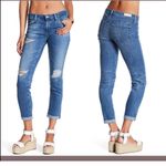 AG Adriano Goldschmied The Stilt Cigarette Roll Up Denim Jeans Photo 1